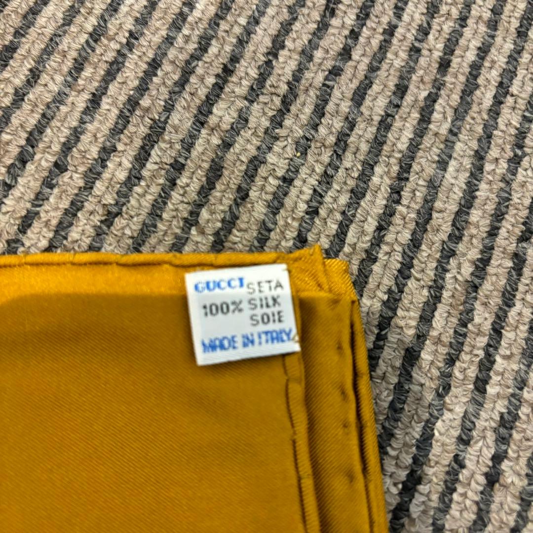 GUCCI グッチ シルク100% フラワー フローラル 花柄 スカーフ