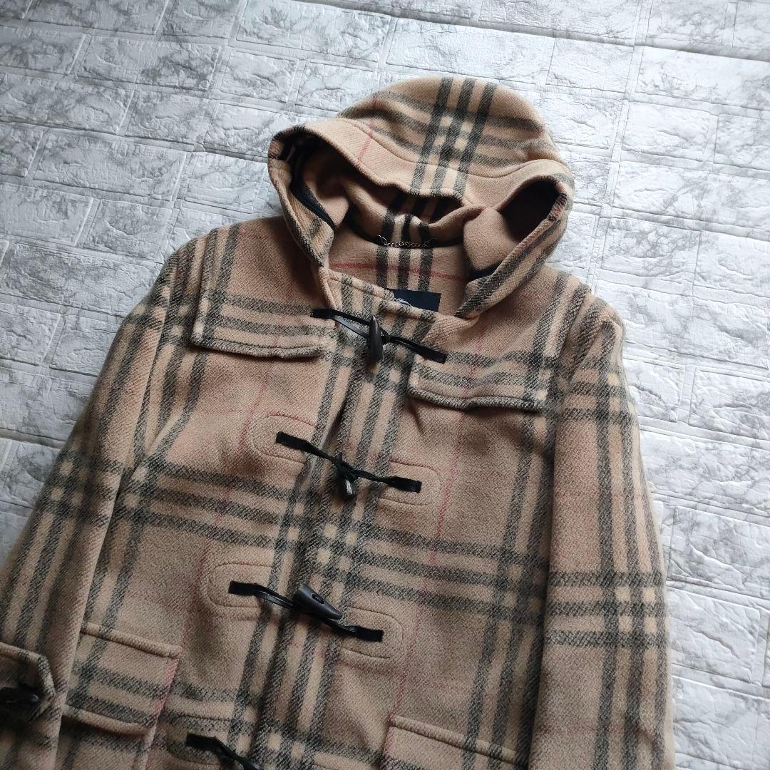 バーバリーロンドン　MINI DUFFLE 99　ダッフルコート　ノバチェック