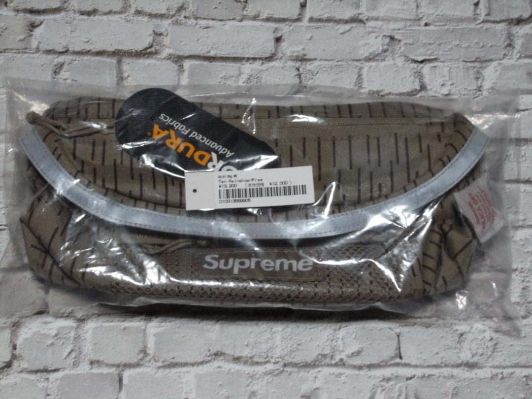 新品未使用！Supreme 24FW Waist BagTan Raindrop