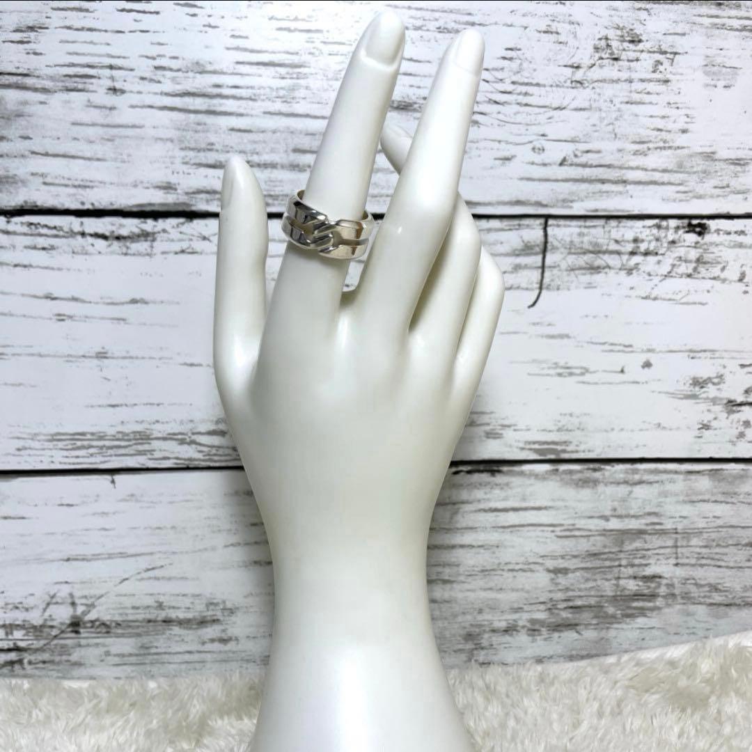 GUCCIグッチ インフィニティノットリング　ワイド15号　メンズ/レディース