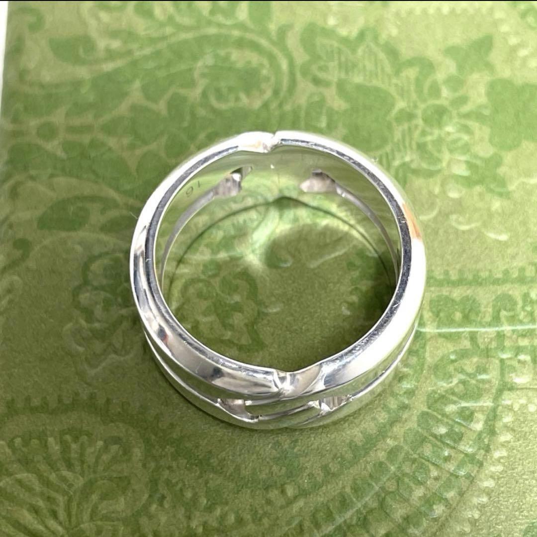 GUCCIグッチ インフィニティノットリング　ワイド15号　メンズ/レディース