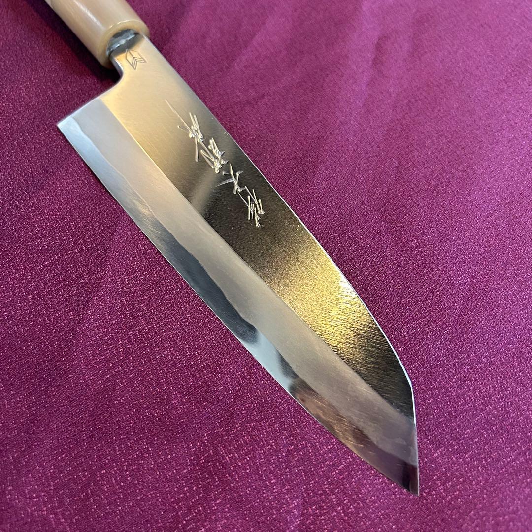 祥太郎作　片刃　三徳包丁　切付　180mm 6寸