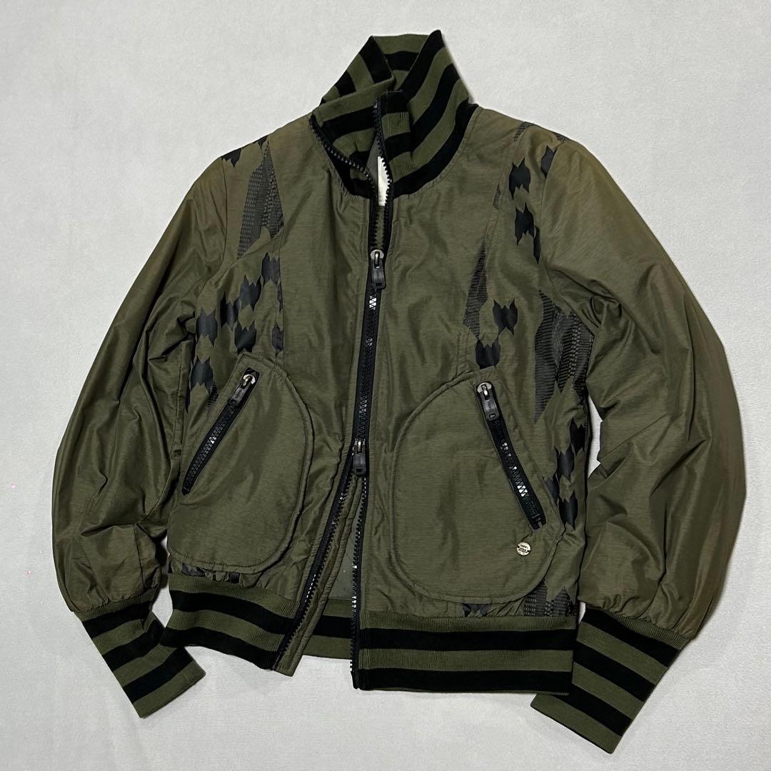 00s Diesel ダブルジップ ナイロン ボンバージャケット お兄系 テック