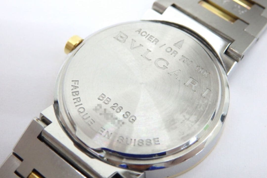 BVLGARI ブルガリブルガリ レディース腕時計 BB26SGD YG×SS