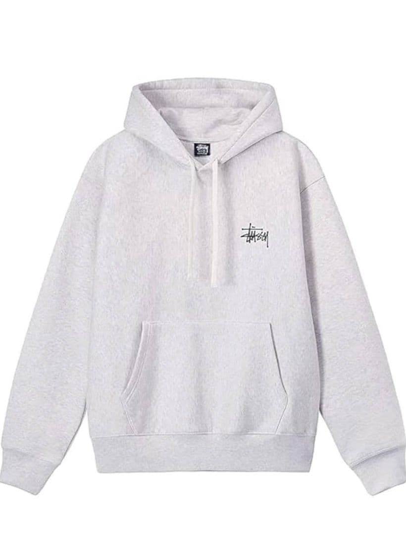 Stussy Sサイズ グレー プルオーバー☆パーカー フードパーカー