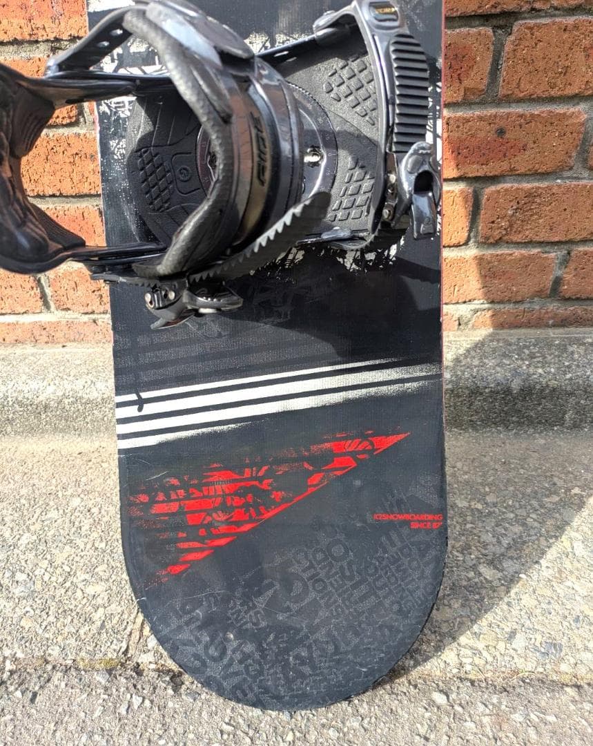 K2 スノーボード BRIGADE RIDEビィンディング付き 147cm