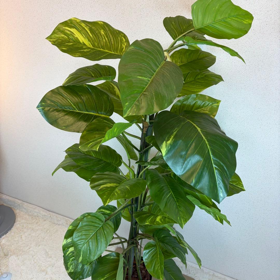 送料無料 フェイクグリーン 人工観葉植物 光触媒 150cm ポトス