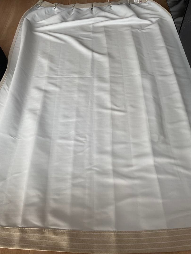 ニトリ　オーダーカーテン2枚セット ストライプ柄カーテン