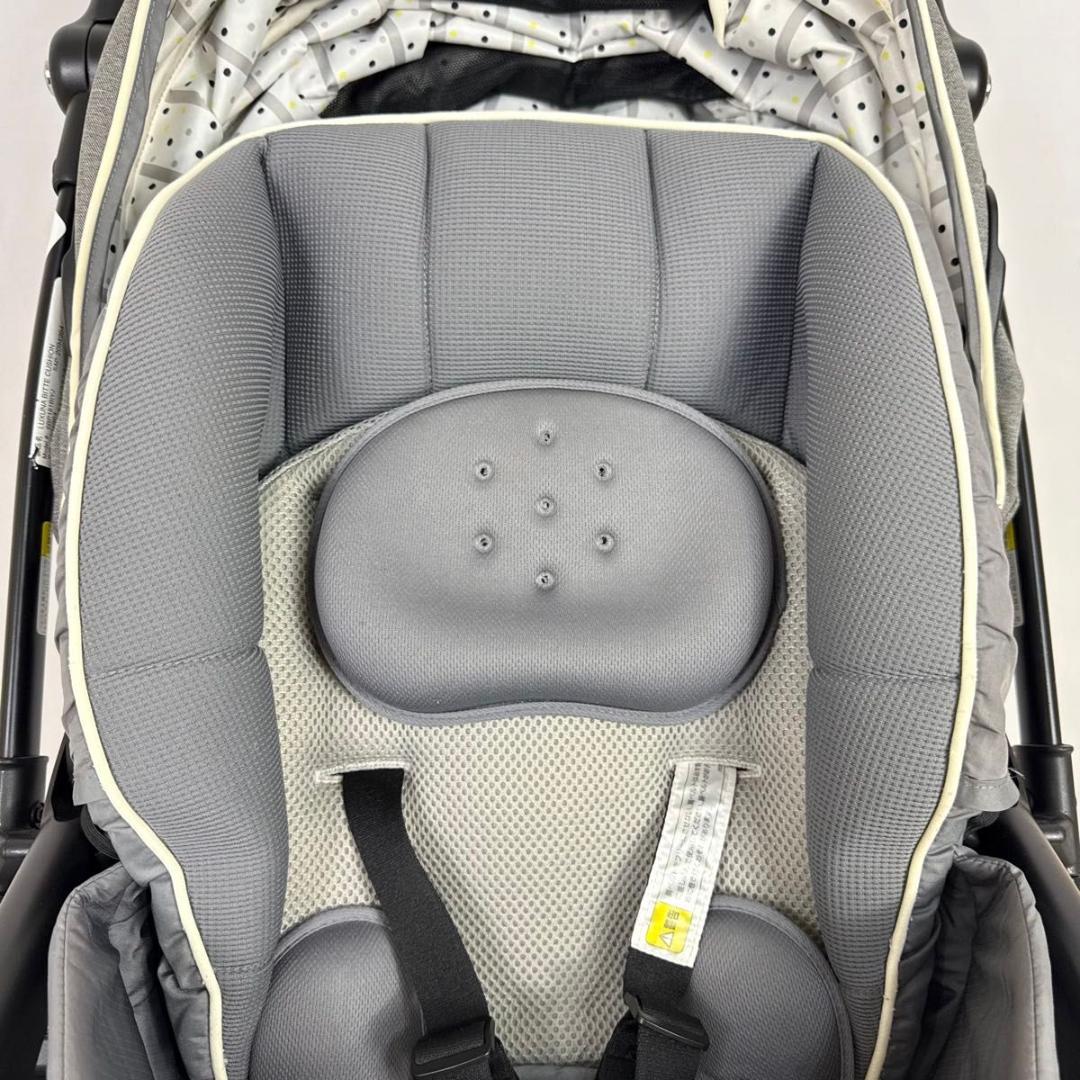 【美品】Aprica アップリカ ラクーナビッテ クッション グレー 98-11