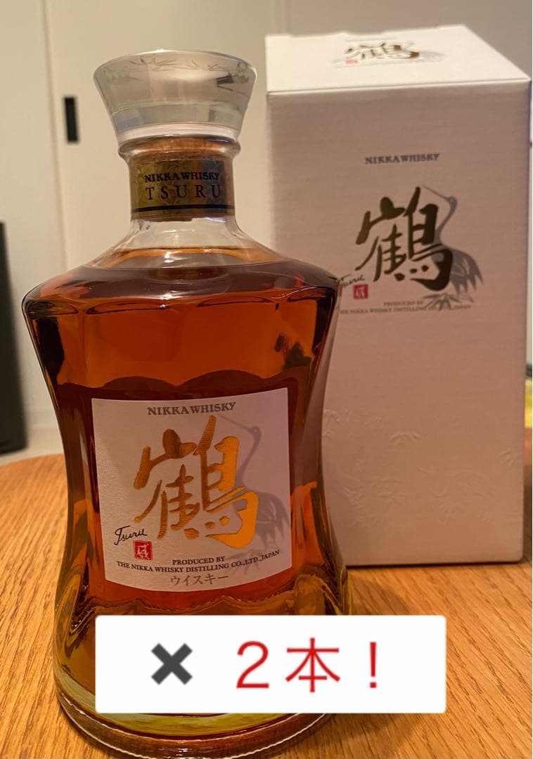 ニッカウイスキー　ニッカ蒸溜所限定 鶴 つる　ニッカウヰスキー　２本セット
