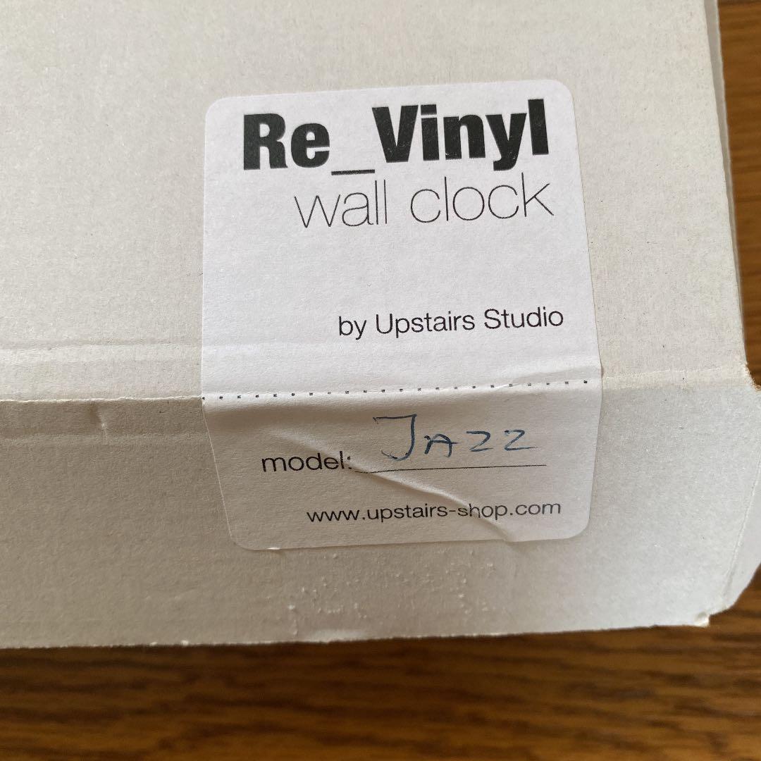 新品❗️Re_Vinyl ウォールクロック jazz