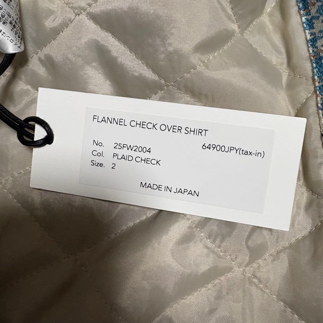 Y*A様 FLANNEL CHECK OVER SHIRT サイズ2