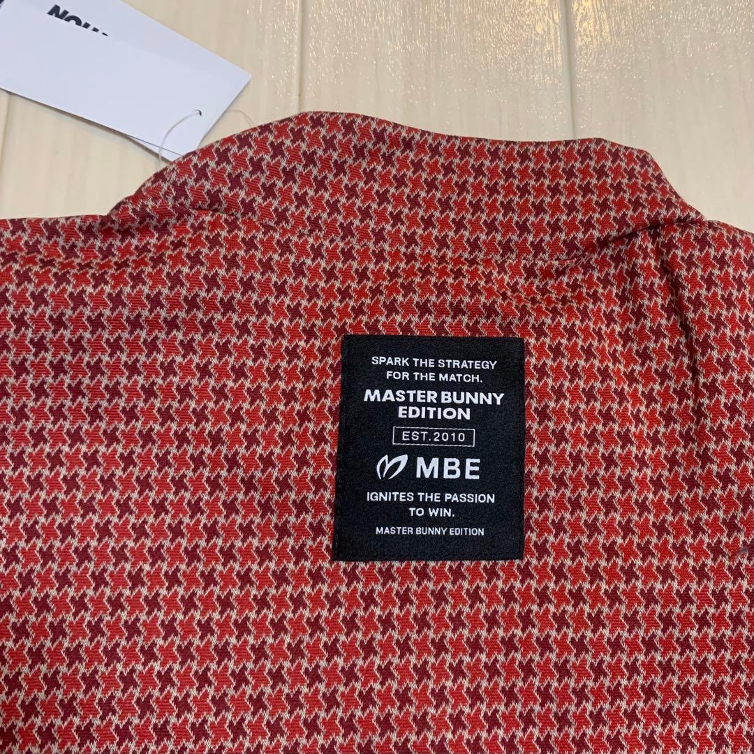 新品■18,700円【マスターバニー】5/L メンズ　半袖モックネック　シャツ