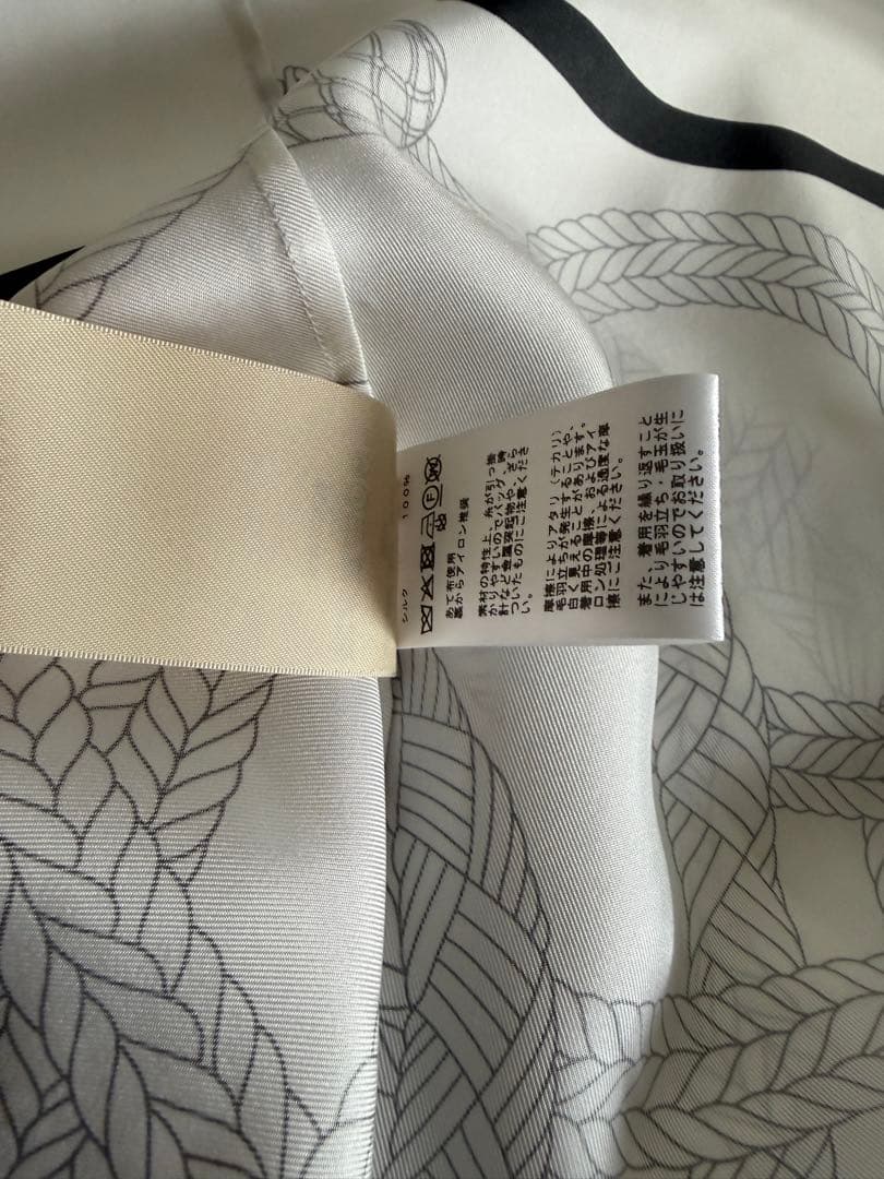 未使用同様エルメスシルクワンピース25年コレクション36サイズ