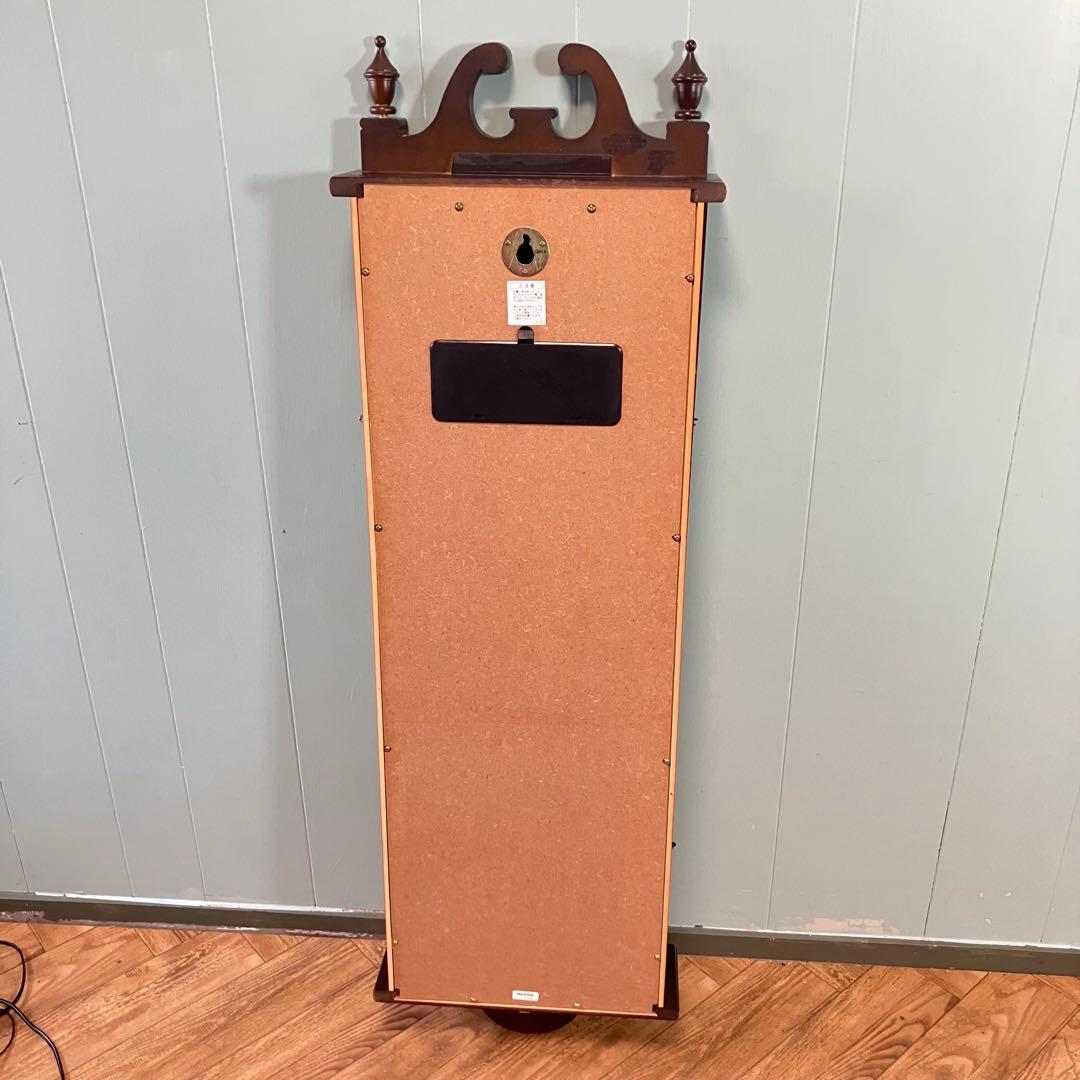 【動作確認済】昭和レトロ　SEIKO 木製掛時計 ブラウン　アンティーク