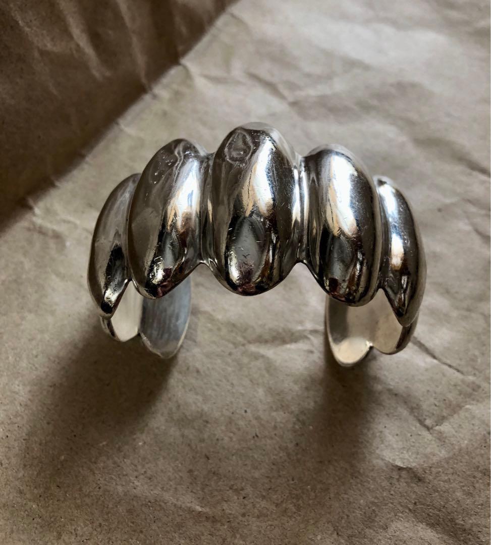 メキシコ製 vintage 925 シルバーバングル taxco