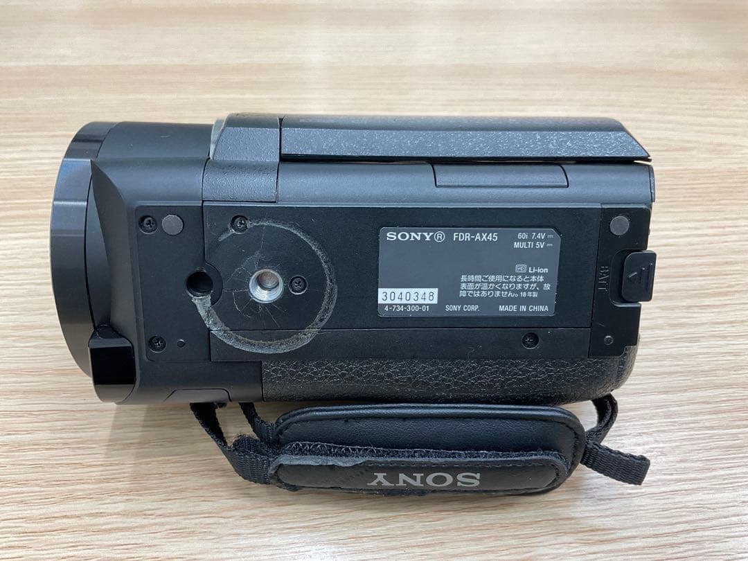 SONY FDR-AX45 4K ビデオカメラ ハンディカム【ジャンク品】