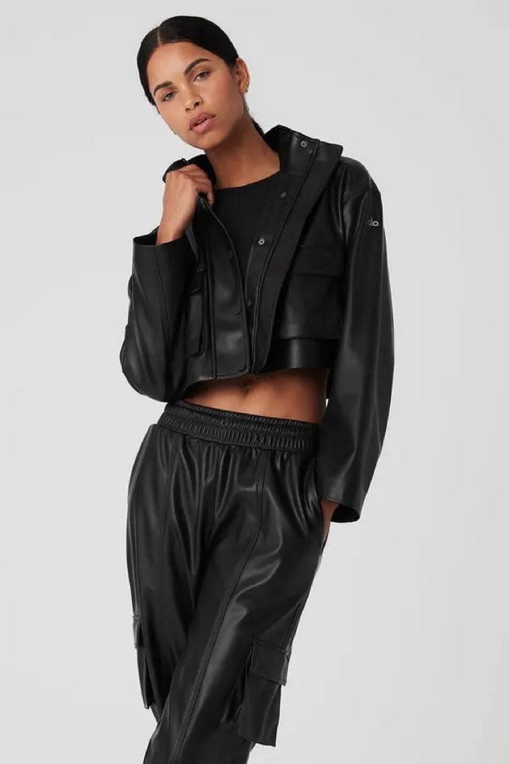 alo Faux Leather Power Hour ジャケット