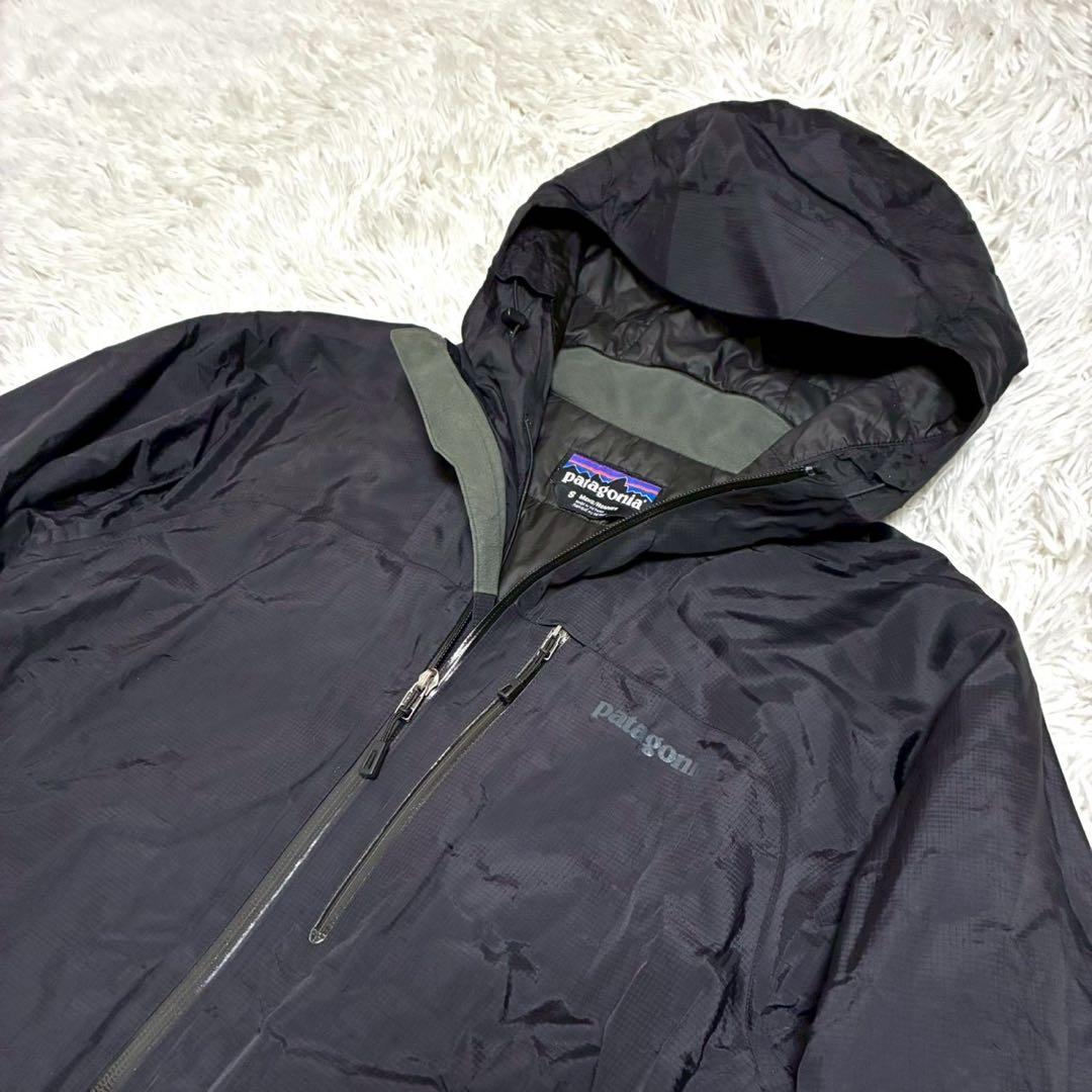 美品⭐️patagonia トレントシェルジャケット h2no プリマロフト　黒