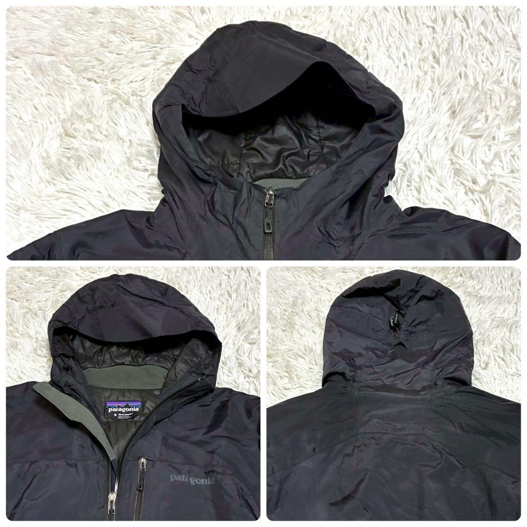 美品⭐️patagonia トレントシェルジャケット h2no プリマロフト　黒