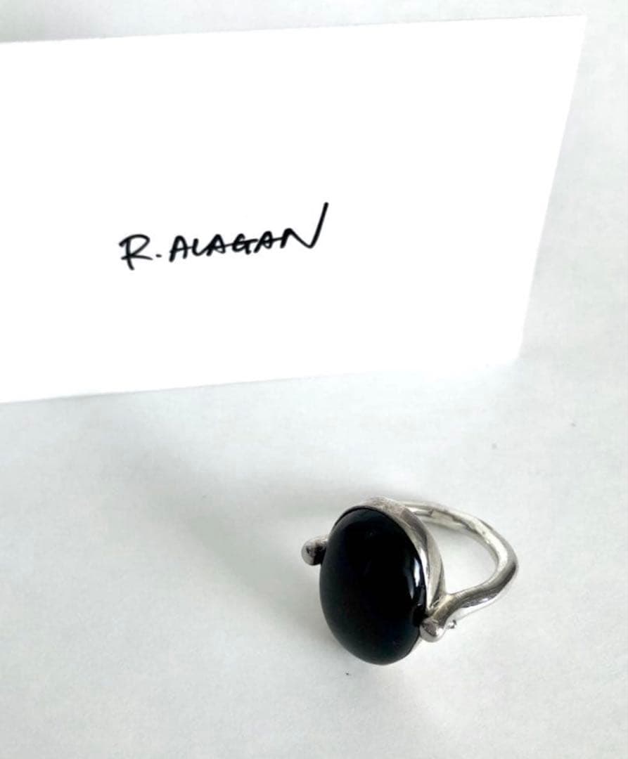 r.alagan onyx ring オニキスリング12号