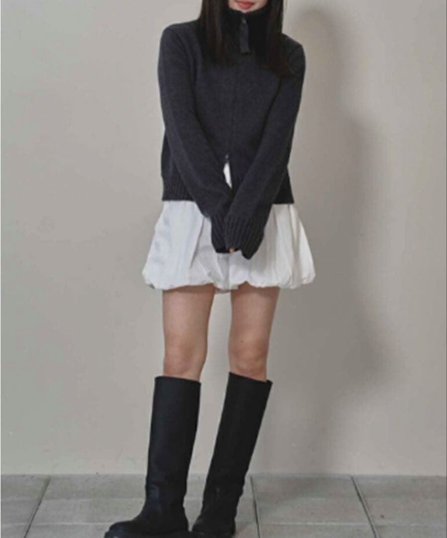 トップス Compact Zip Knit todayful