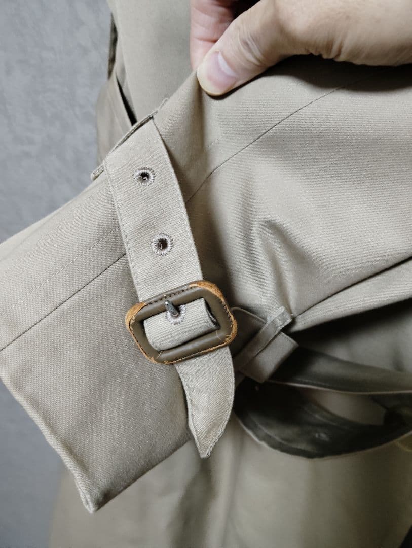 美品 70s〜80s Burberry タブルトレンチコート 英国製
