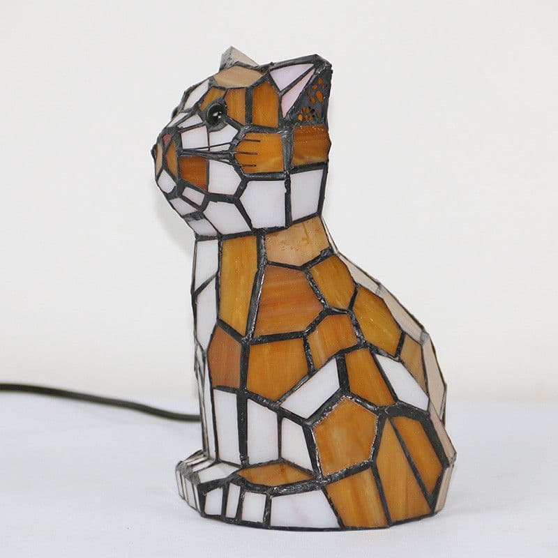 ティファニーイルミネーション猫スタンド