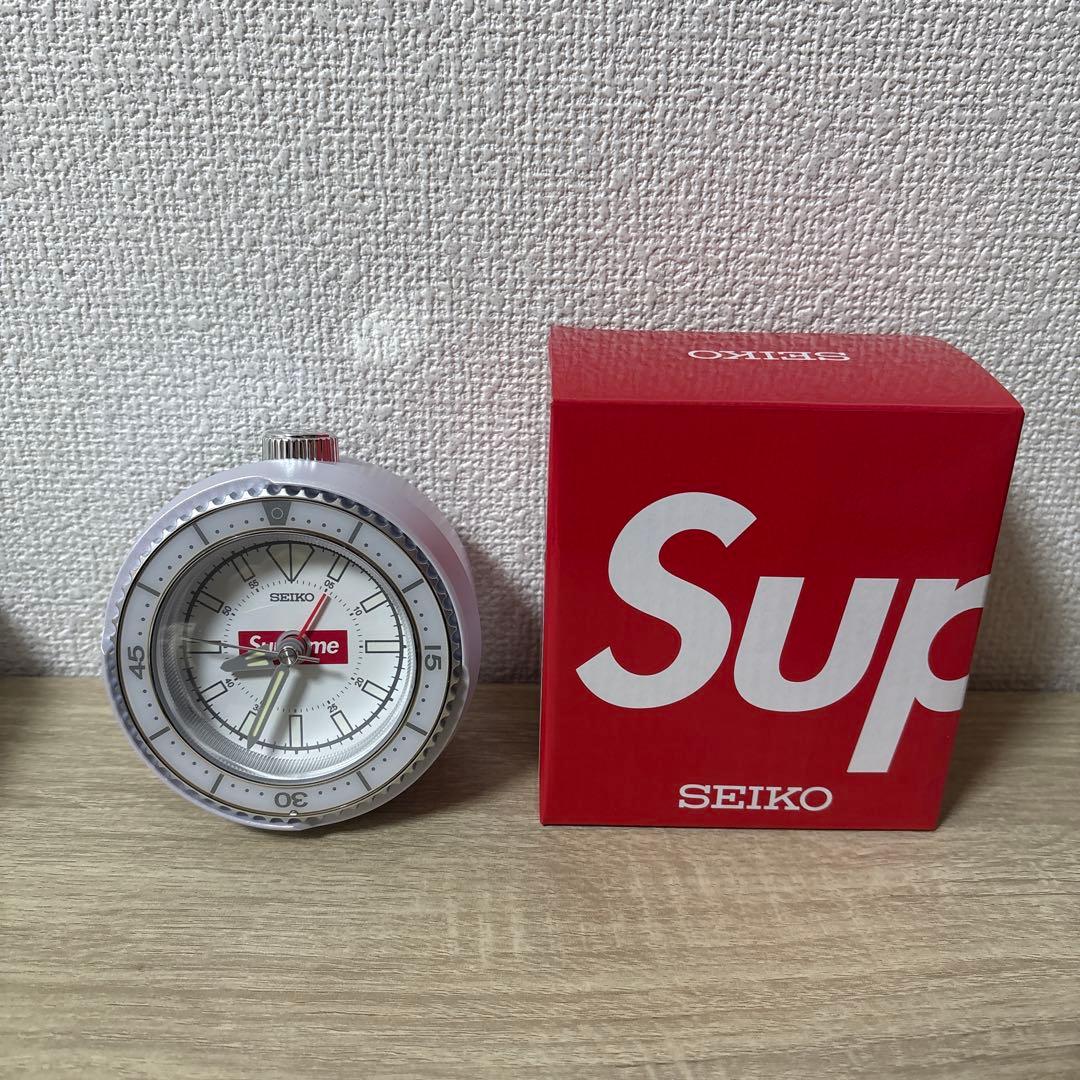SEIKO Supreme アラーム時計 ホワイト