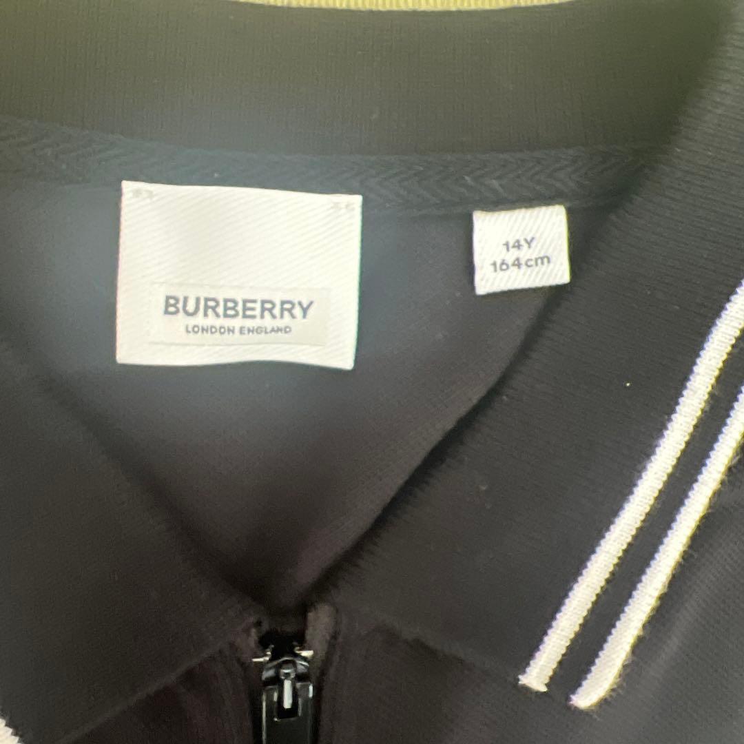 Burberry チェック柄ポロワンピース 半袖 160