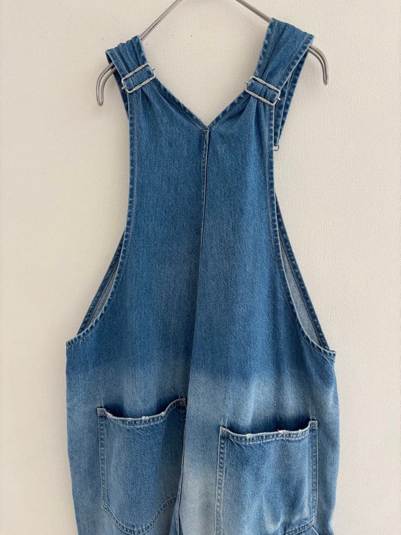 ジョンブル HARD WORKER オーバーオール　デニム　Ｓ　美品