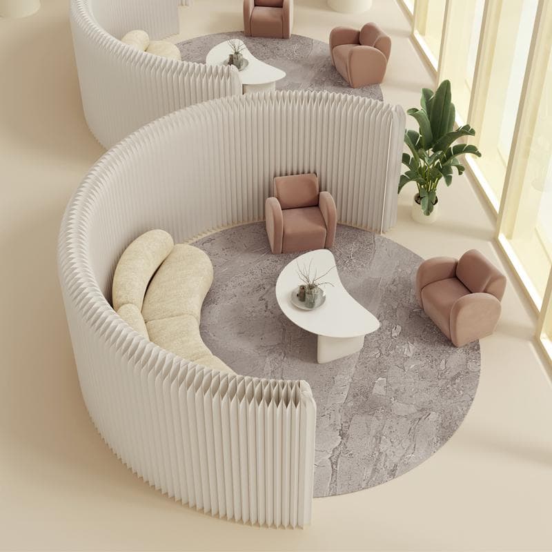 パーテーション間仕切り折り畳み式高さ1.8ｍ長さ4-5ｍ組立不要ついたて目隠し