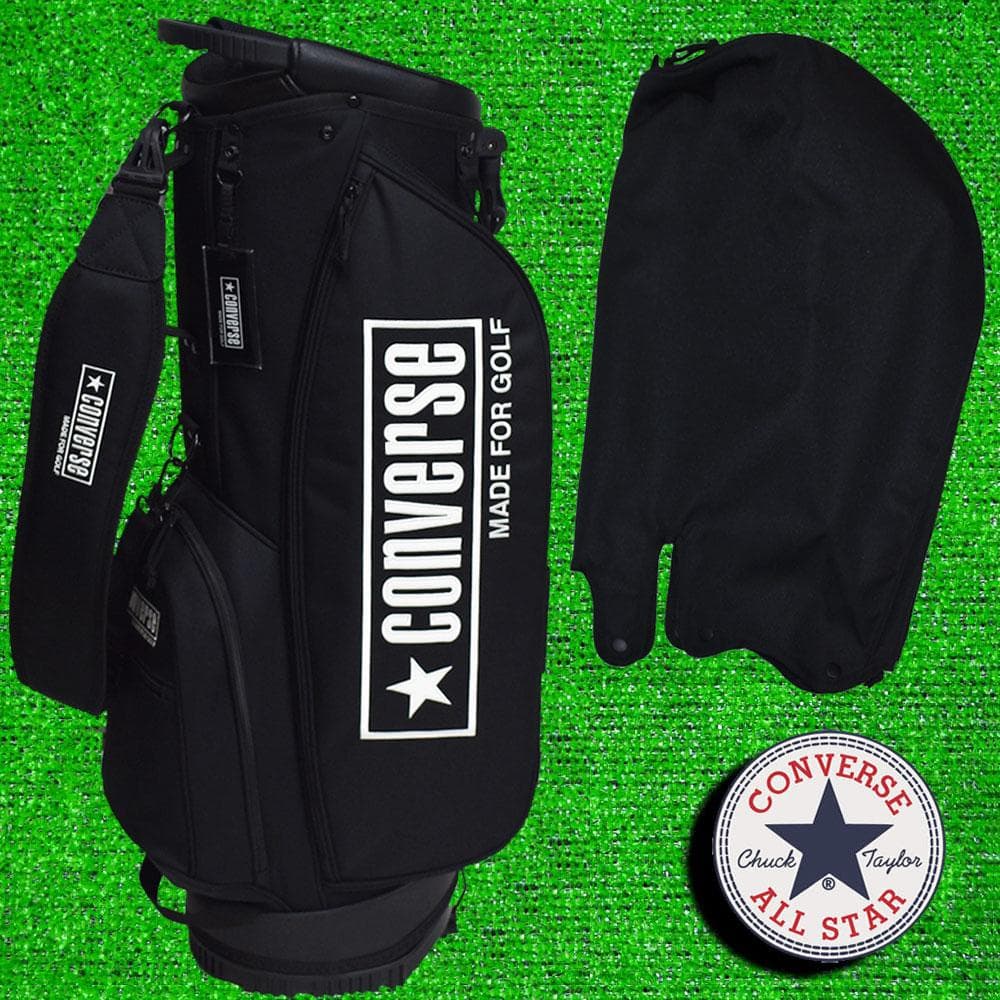 CONVERS/コンバース スタンド式 キャディバッグ９型【ブラック】新品！
