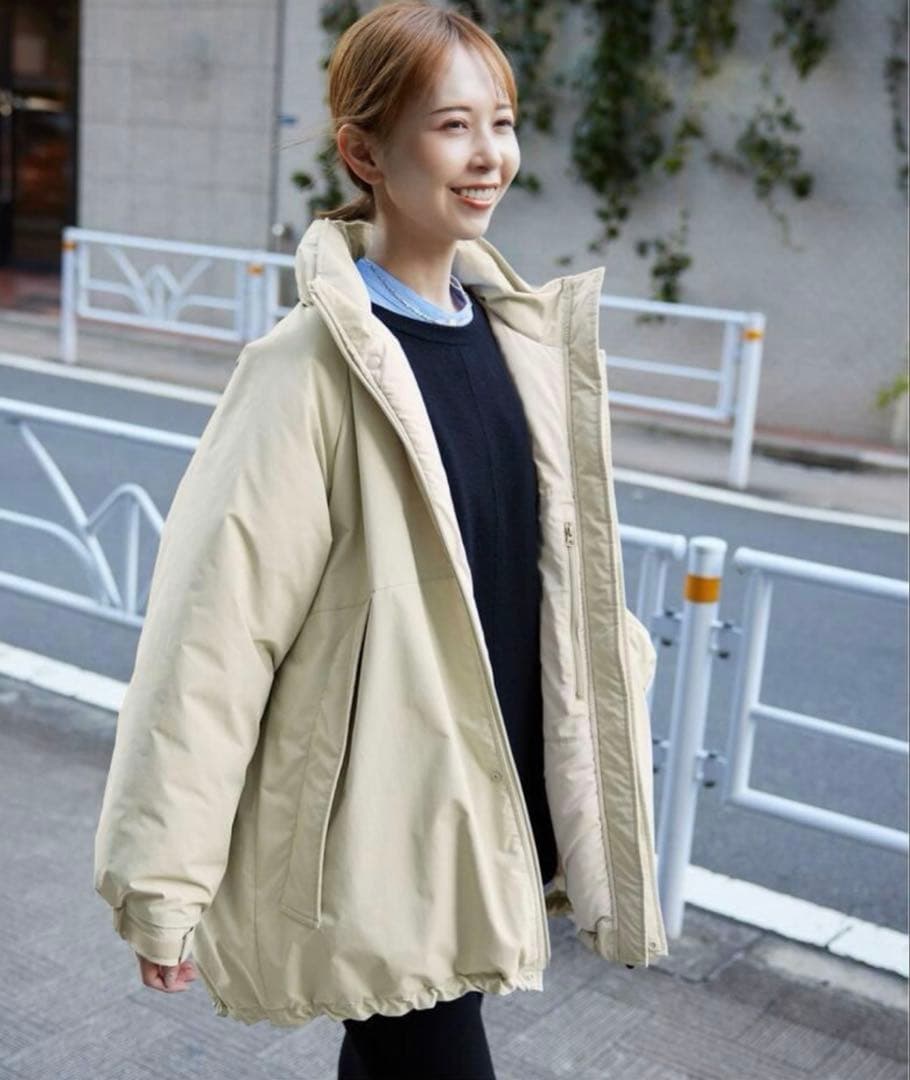 SLOBEIENA ウォッシャブル中綿モンスターパーカーブルゾン38※最終値下げ