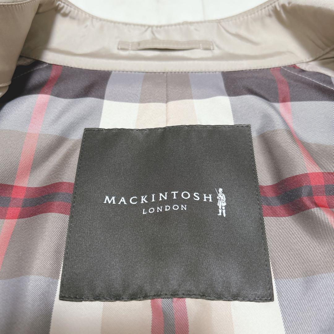 美品 Macintosh London ナイロン100% トレンチコートLサイズ