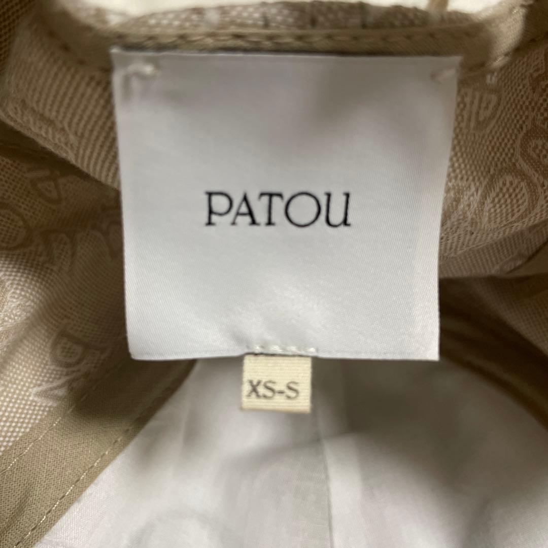 新品 パトゥ PATOU ベージュ ロゴキャップ ベースボールキャップ 帽子タグ