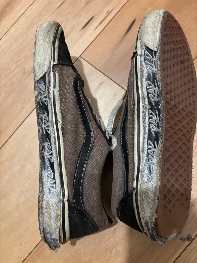 90s USA製 VANS オールドスクール RAD ブラック×グレースウェード