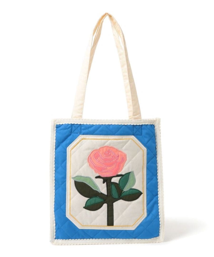 RURU MARY'S / リバーシブル キルティングバッグ　トートバッグ　匿名