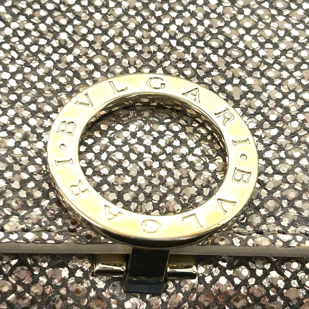 ・BVLGARI 二つ折り 長財布 正規品 美品 箱、購入証明書付き