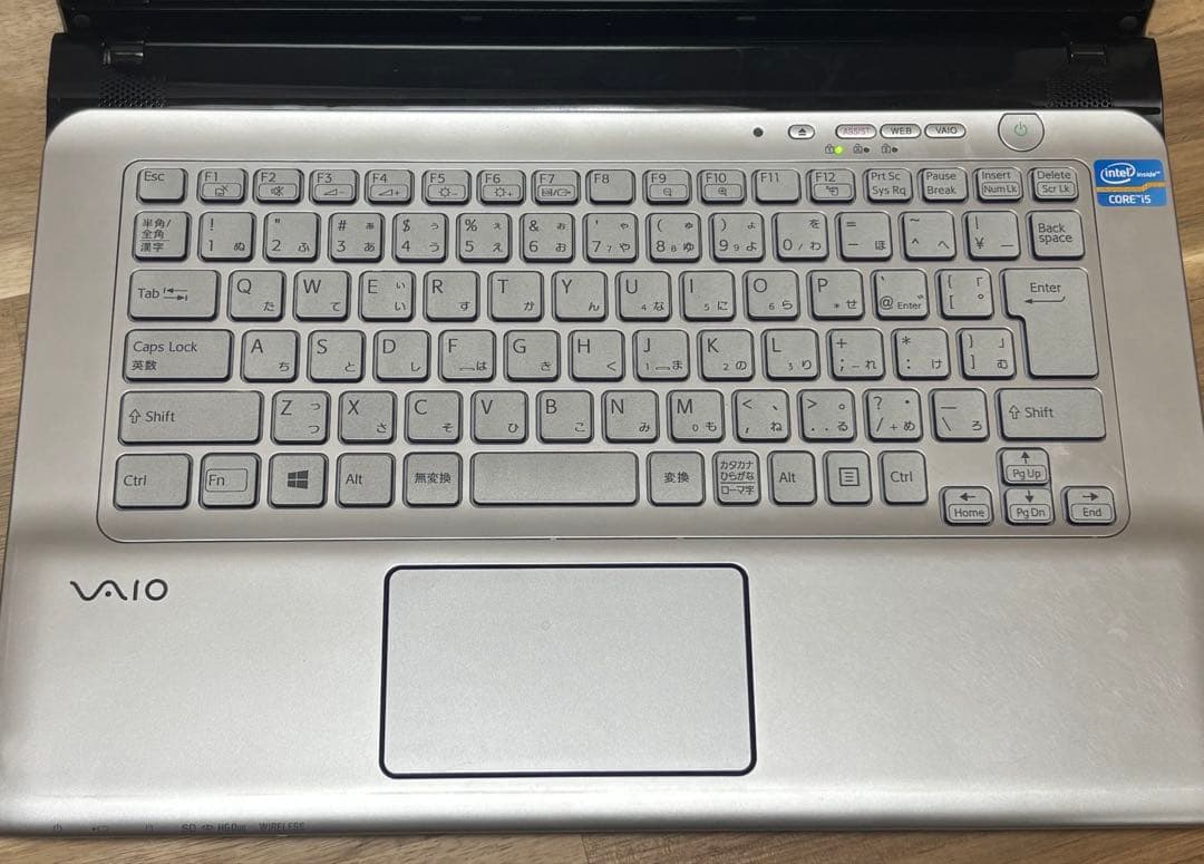 美品 VAIO バッテリー残94% ノートPC 14インチCore i5