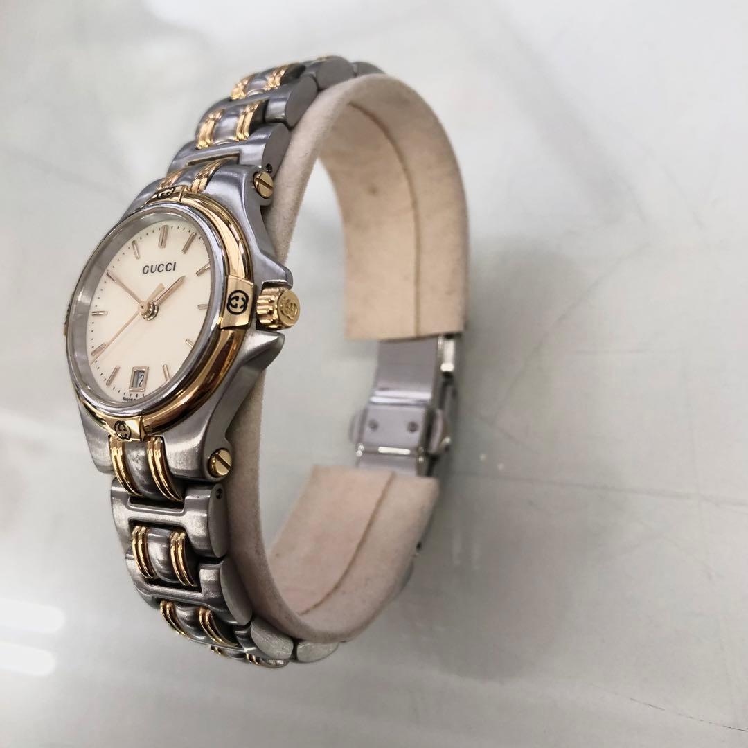 GUCCI◇9040L ラウンドフェイス 腕時計 ステンレススチール グッチ