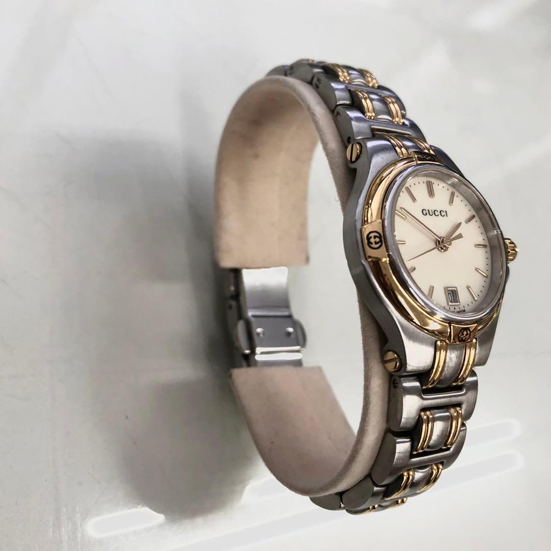 GUCCI◇9040L ラウンドフェイス 腕時計 ステンレススチール グッチ