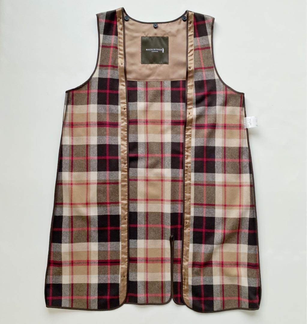 大きいサイズ46　マッキントッシュロンドン　ライナー付　トレンチコート　ロング丈