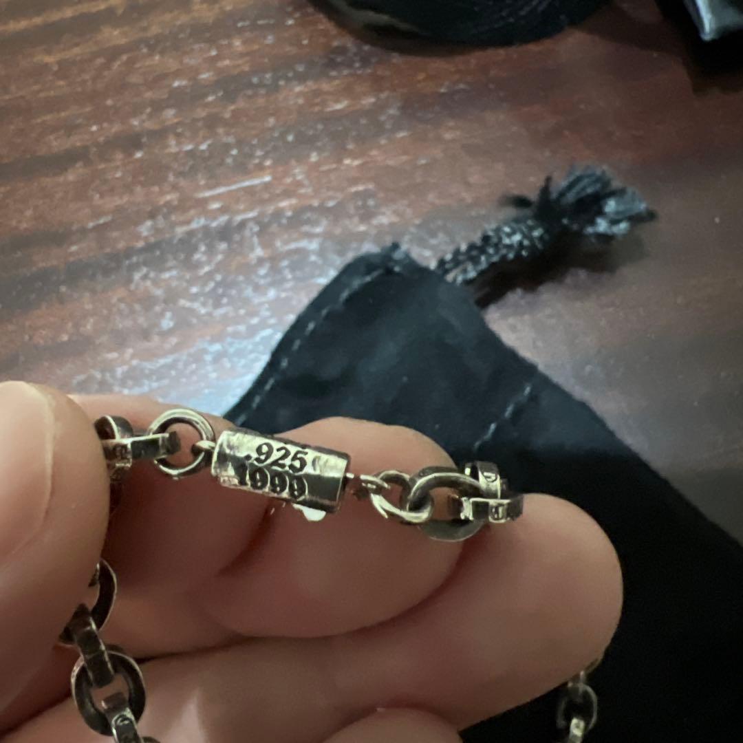 Chrome Hearts ペーパーチェーン ブレスレット 8インチ
