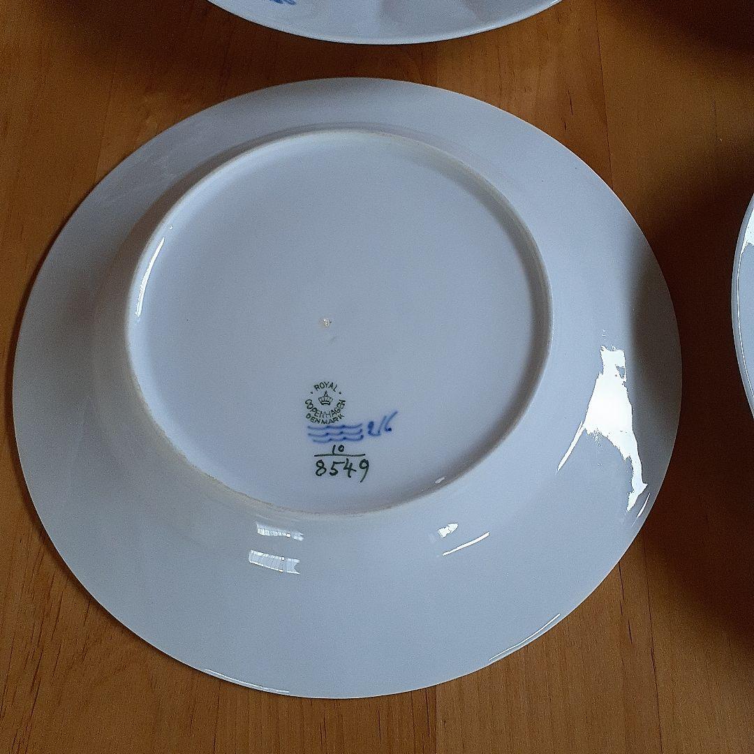 未使用　ロイヤルコペンハーゲン　ブルーフラワー　25cm プレート　6枚セット