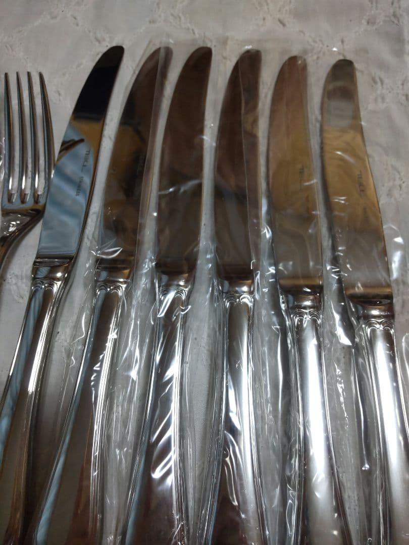 燕物産 TBCLデザートナイフ&フォーク 18ー12ステンレスカレント最終価格