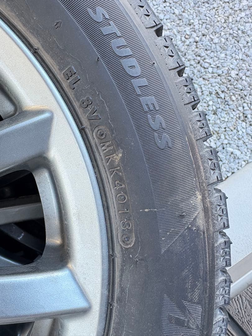 155/65R14 スタッドレスタイヤ ホイール