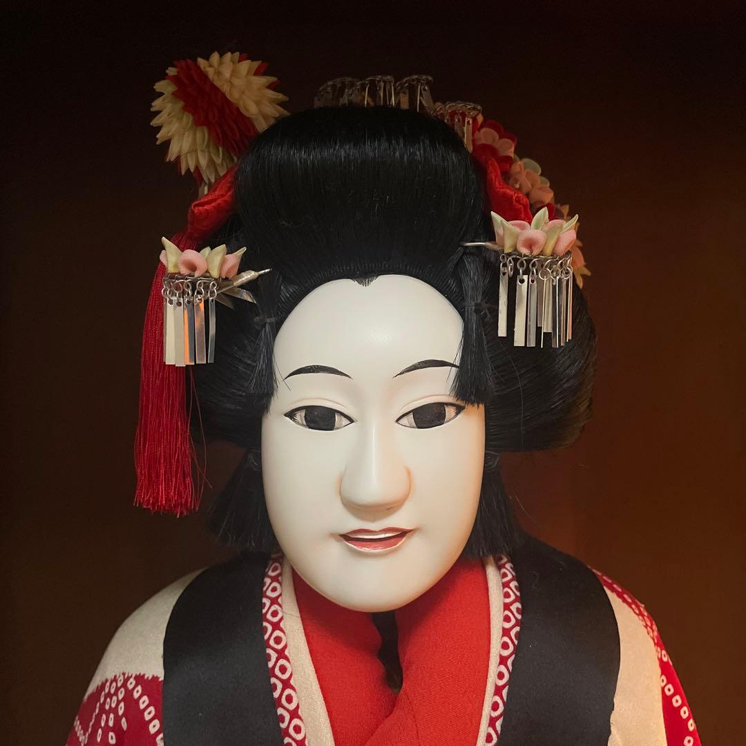 浄瑠璃　文楽人形　由良亀師匠作品