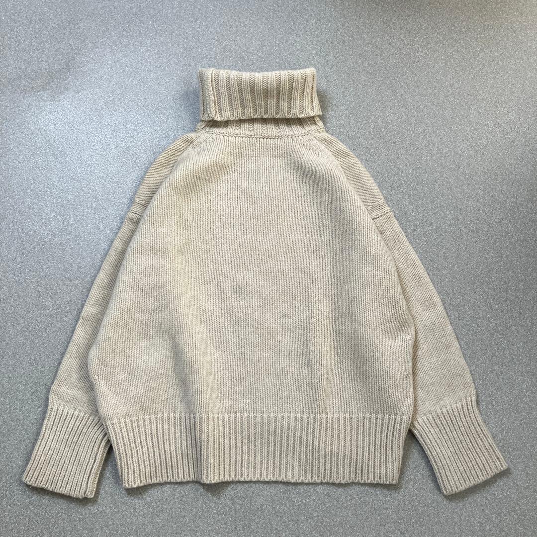 ギャルリー ヴィー ファインウールタートルネックプルオーバー ニット