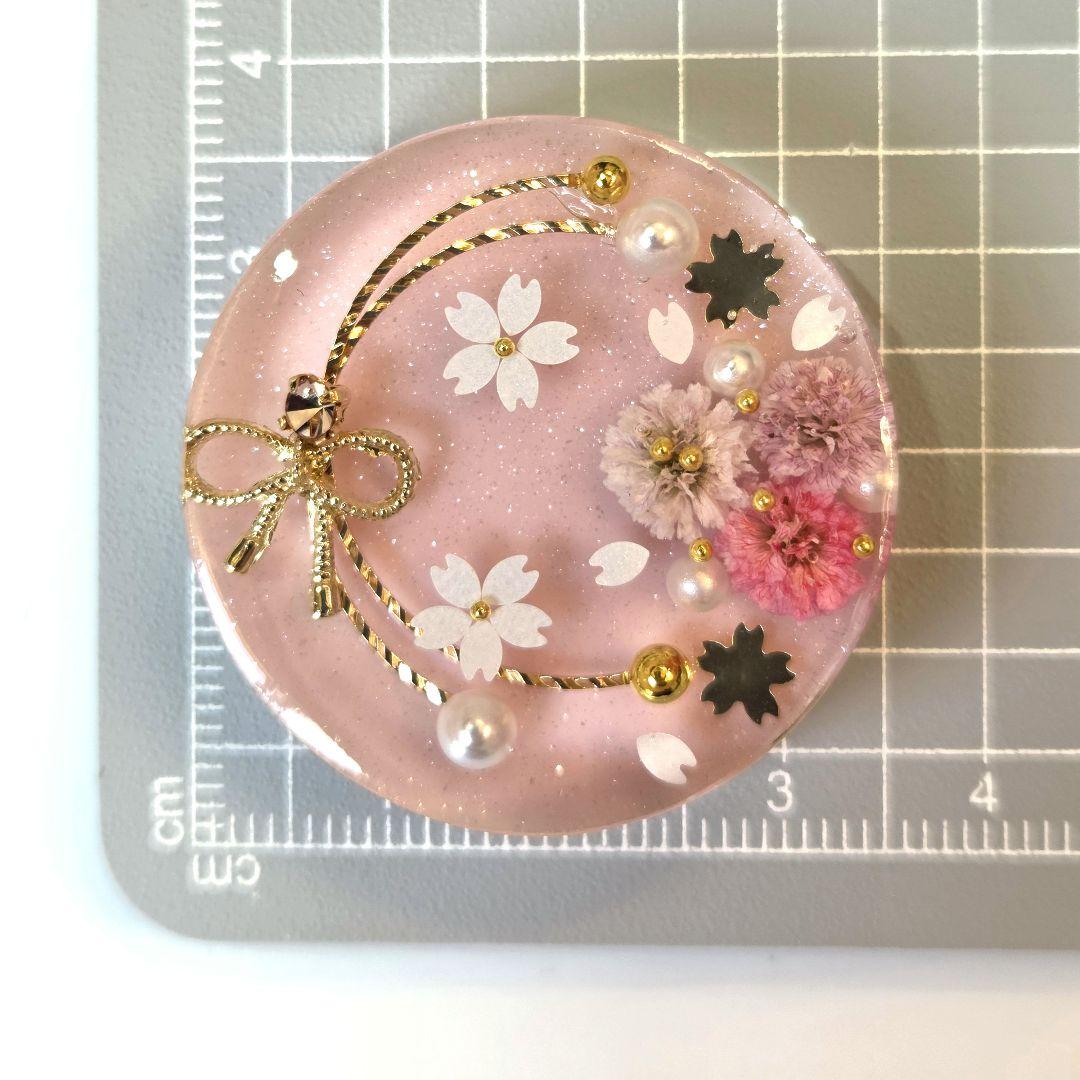 もちもち　レジンヘアゴム　 ヘアアクセサリー　丸　約３.5cm